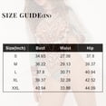 thumbnail image 4 of JoveMarine Women's Bohemian Printed One-Piece Swimsuit Fashion Tight-Fit Monokini with V-Neck for Retro Beach Vacation and Pool Holiday Brown 2XL, 4 of 8