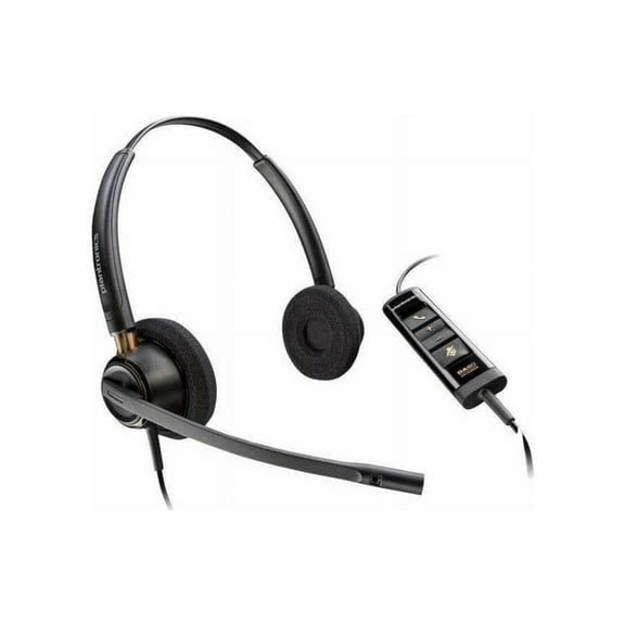 Poly EncorePro EP525-M Binaural On-Ear Wired USB-A Headset 783R2AA