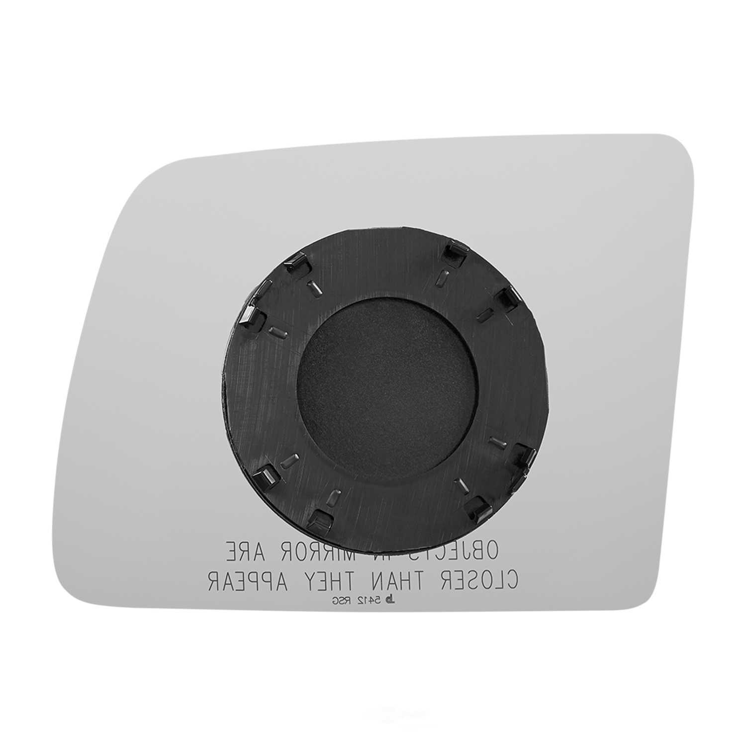 Burco Side View Mirror Replacement Glass with Motor Mount Plate - Clear Glass - 5412RSG