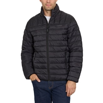 Supreme Men's Schott Chevron Leather Down Puffer Jacket Black
