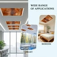 thumbnail image 3 of Burnt Orange Fluorescent Light Covers for Ceiling Lights 4x2 feet,4 Pack Magnetic Light Filters for Classroom,Retro Oil Painting Modern Abstract Art Aesthetics Office Fluorescent Light Shade Panel, 3 of 9