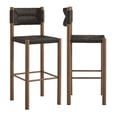 thumbnail image 3 of Modway de 2 Tabouret de Bar pour Mobilier de Patio Extérieur Parkland, Noyer, 3 of 12