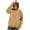 Khaki, variant on RRMuAzgs Men's Hoodie Round Neckr Jacket Double Hooded Sweatshirt Fall Winter Windpoof Sports Coat with Pocket