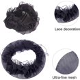 thumbnail image 3 of Ladies Ballet Dance Eyelet Elastic Hair Net Black Mesh Elastic Bun Hair Net 10 Pcs, 3 of 5