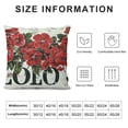 thumbnail image 5 of BANET Throw Lumbar Pillow Covers Black Background with Decorations Pillow Cases for Sofa Couch 18x18in, 5 of 5
