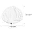 thumbnail image 3 of Sensethe 8Pcs Triangle Steam Mop Cleaning Pads White Washable Cloths, 3 of 6