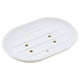 thumbnail image 1 of Wosthever Jabonera de baño de silicona, soporte para , bandeja de esponja, drenaje de agua, antideslizante, ducha, senderismo, cocina, baño Almacenamiento y organización del hogar Blanco, 1 of 6