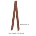 thumbnail image 3 of INSPIRE CHIC Floral Chiffon Scarves Square Skinny Long Neck Scarf Neckerchief Long-Dark Red 140x5cm, 3 of 7