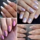 thumbnail image 4 of Kit de 6 colores de polvos cromados para uñas, para esmalte de uñas, azul, rosa, verde, blanco, morado, amarillo, perla, sirena, arcoíris, pigmento iridiscente holográfico, 4 of 5