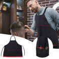 thumbnail image 2 of Black Apron Home Kitchen Hanging Neck Apron Hairdressing Tools Hairdressing Release, 2 of 5