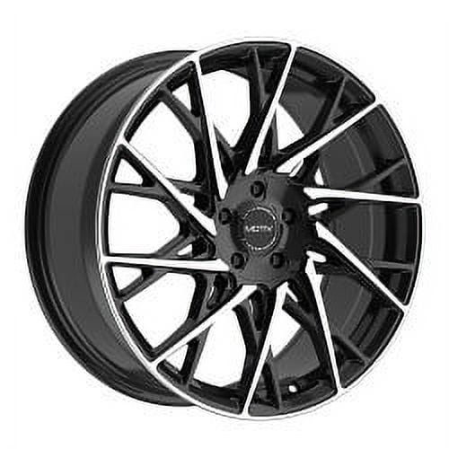 17x7.5 Motiv 430MB Maestro Machined Black Wheel 5x108/5x4.5 (40mm)