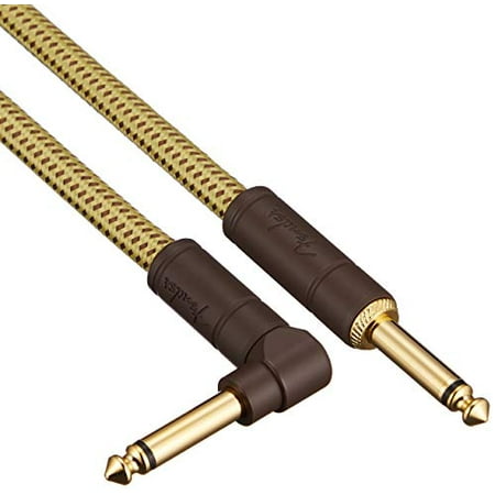 Genuine Fender 10' Deluxe Series Gold Tweed Instrument Cable #0990820091 - 10 ft