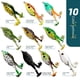 thumbnail image 5 of Simulación de superficie de agua Luya Soft Bait Tractor Thunder Frog Cebo de pesca Cebo falso Cebo biónico Cebo biónico Luya, 5 of 5