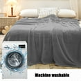 thumbnail image 6 of Soft Fleece Blanket, Luxury Bed Blankets Lightweight Plush Fuzzy Cozy Twin Blanket for Sofa, Couch, Travel, Camping, 100x150cm/39.37x59.05in, 6 of 8