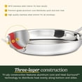 thumbnail image 2 of Sartén Cuisinart PureClad™ PureClad™ de triple capa de acero inoxidable 12, 2 of 7
