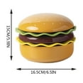 thumbnail image 3 of Originality Ceramic Tableware Gifts Household Dinner Tray Sum Tray Hamburger Tableware, 3 of 9