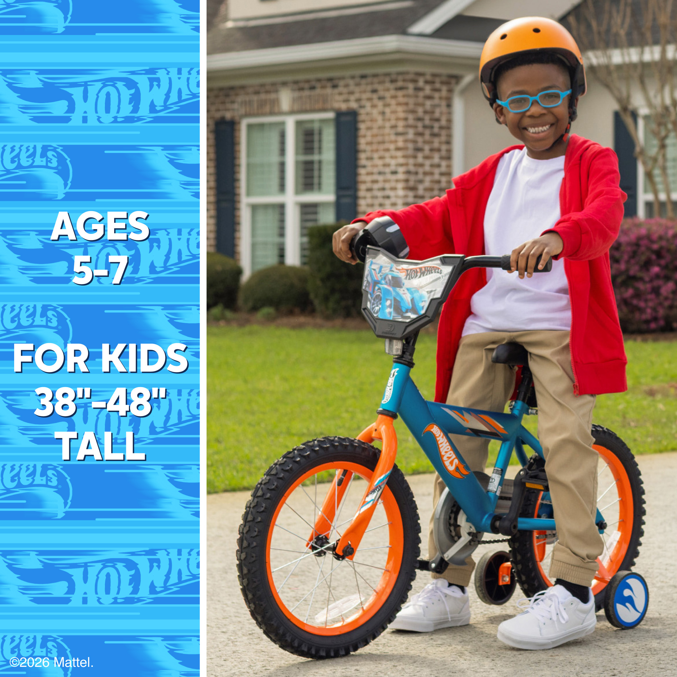 Dynacraft Hot Wheels 16-Inch BMX Bike for Boys, Blue photo 5