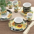 thumbnail image 2 of Sunflower Fields 16pc Dinnerware Set, 2 of 6