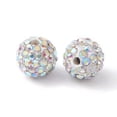 thumbnail image 2 of Pave Disco Ball Beads Polymer Clay Rhinestone Beads Round AB PP13(1.9~2mm) 6 Rows Rhinestone 10mm Hole: 1.5mm DIY, 2 of 5