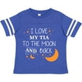 thumbnail image 3 of Inktastic I Love My Tia to the Moon and Back Boys or Girls Toddler T-Shirt, 3 of 5