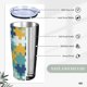 thumbnail image 5 of Juego de tres piezas de taza térmica portátil de acero inoxidable con pajita y aislamiento de 20 oz para el mes de concientización sobre el autismo, 5 of 7