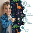 thumbnail image 3 of Blackout Kids Curtains,Dinosaur and Floral Pattern Childrens Insulated Curtains Set Of 2,Bedroom Essentials,Toddler Room Decor 42"x54", 3 of 5