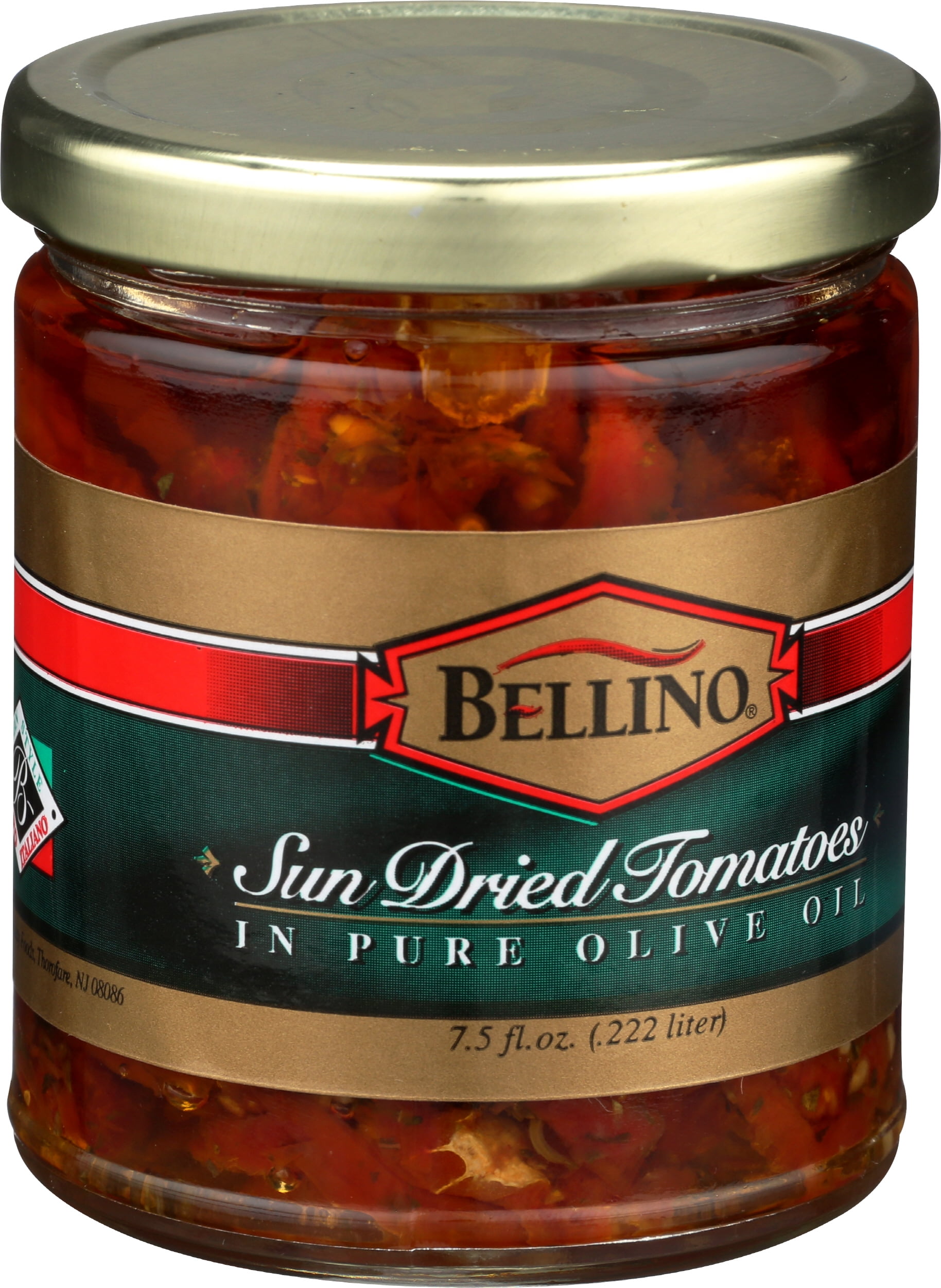 (Pack of 12) Bellino Sun Dried Tomatoes in Pure Olive Oil, 7.5 oz