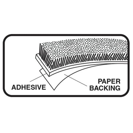 M-D Building Products 04267 17 ft. Gray Pile Replacement Weatherseal for Storm Doors & Windows
