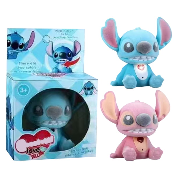 Stich Niña Stich Traje De Baño Cuddly Love&Tell Random Among Available With Registration Function And Charm Keychain Random Color Children's Games 4 Years + Interactive Animals Toy Lilo Y Stich