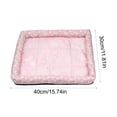 thumbnail image 3 of Qocolcyl Floral Square Washable Dog Bed Cushion,Thick Non Slip Soft Breathable Pet Sleeping Sofa Mattress for Small Medium Dogs All Season Use, 3 of 6