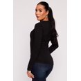 thumbnail image 3 of Womens V Neck Long Sleeve Tee, 3 of 3
