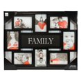 thumbnail image 2 of Pemberly Row Family 8 Opening Collage Frame 4x6Photos Black Plastic Contemporary, 2 of 5