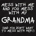 thumbnail image 2 of CafePress - Mess With Me Mess Grandma - Cute Infant Bodysuit Baby Romper - Size Newborn - 24 Months, 2 of 3