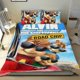 thumbnail image 1 of Alvin y las Ardillas Conjunto de sábanas temático, trío de piezas, cómodo y amigable con la piel, diseño único, regalo de decoración para el hogar para familiares, amigos y fans,135cm *200cm, 1 of 6
