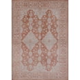 thumbnail image 1 of Ahgly Company Indoor Rectangle Mid-Century Modern Khaki Rose Pink Oriental Area Rugs, 7' x 9', 1 of 6