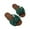 Green, variant on VerPetridure Sandals for Women Casual Summer Summer Daily Flip-Flops Leisure Beach Bow Women's Flat Slippers