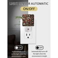 thumbnail image 2 of Christmas Night Lights Auto Sensor Poinsettia Christmas Balls Plug-in LED Nightlights Dusk to Dawn for Living Room, Bedroom, Bathroom, Hallway, Stairways Xmas Wall Decor, Holly Berry Night Light, 2 of 9
