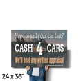 thumbnail image 4 of Cash 4 Cars Vinyl Decal 5 Pack of 24 Inch x 36 Inch Weatherproof Heavy-Duty Adhesive Backing | Vehicle Purchases, Quick Offers, Trusted Services | Made in USA, 4 of 6