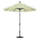California Umbrella GSCU908302-5404 9 Ft. Aluminium Marché Parapluie Collier Inclinable - Mat Noir-Sunbrella-Naturel – image 2 sur 2