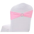 thumbnail image 6 of MDS Pack of 200 Spandex Chair Sashes Bow Ties With Buckle for Wedding - Pink, 6 of 6