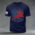 thumbnail image 4 of CUSTG T-Shirts Men's Casual Short Sleeve T Shirt Comfortable Breathable Tee For Daily Wear O-Neck Celebrate America's 250th Anniversary Soft 1776-2026 4th Of July Tops, 4 of 5
