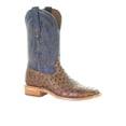 thumbnail image 2 of Corral Boots Mens Ostrich Embroidered Square Toe Cowboy  Mid Calf Dress Boo, 2 of 5