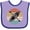 Lavender and Purple, variant on Inktastic Kayaking Retro Kayak Boating Boys or Girls Baby Bib