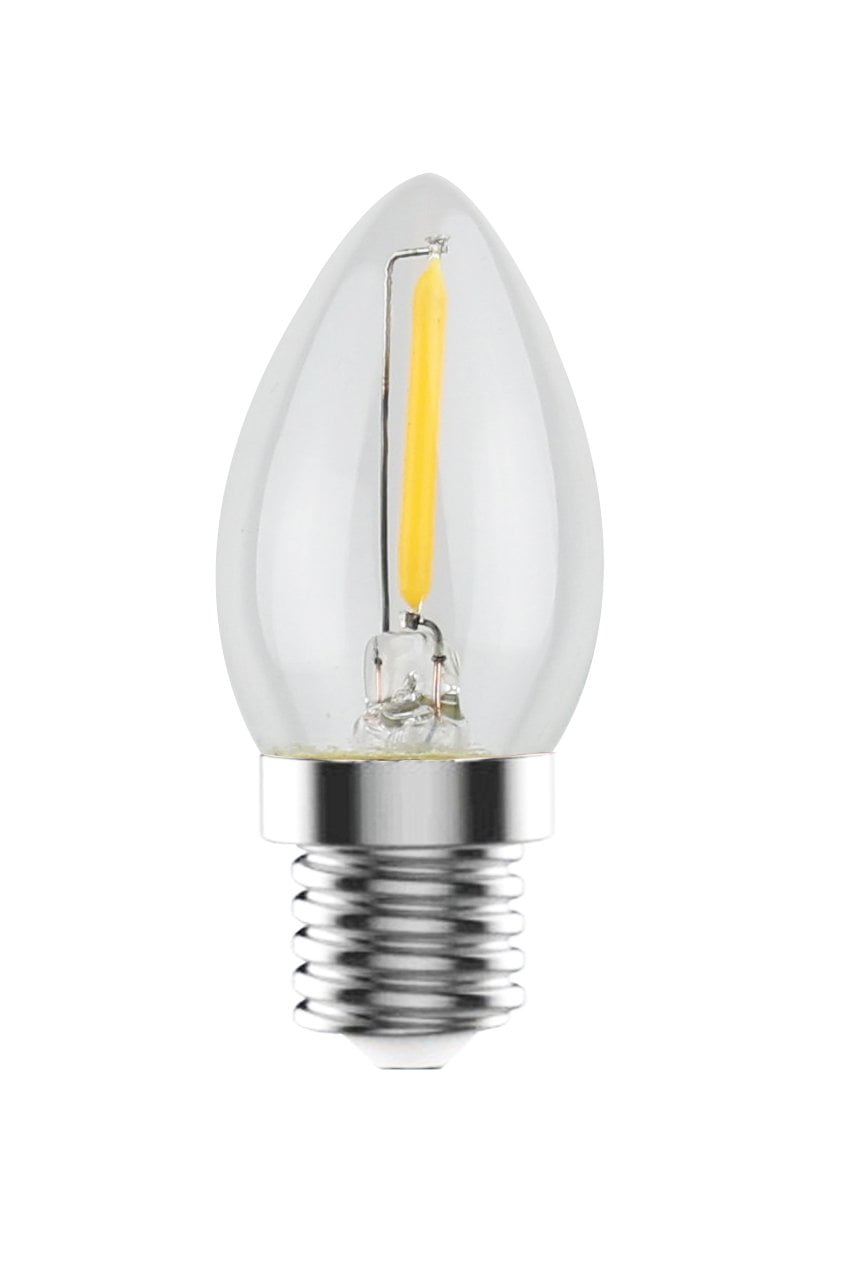 Urbanest C7 E12 LED Filament Edisonstyle Light Bulb, 1 Watt 15W