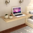 thumbnail image 1 of Wall Mounted Fold Down Table - Heavy Duty Floating Drop-Leaf Dining Desk for Kitchen, Study, Laundry, Bar & More - Versatile Folding Workbench for Space-Saving Solutions, 1 of 7