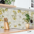 thumbnail image 3 of 24PCS Peel and Stick Tile Backsplash, 6"x6" Stick on Backsplash for Kitchen, Self Adhesive Leaves Tile for Kitchen Backsplash and Bathroom, 3 of 8