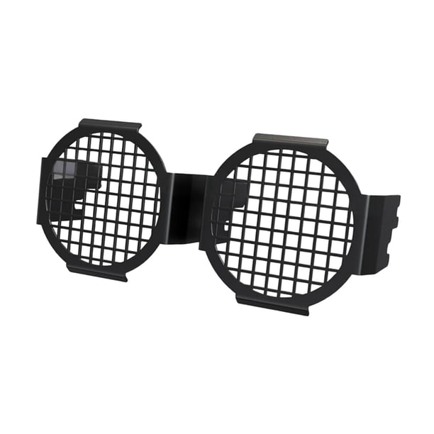 Cubierta de luz de motocicleta,Cubierta de malla redonda para rejilla de faro de motocicleta,Cubierta de rejilla de faro delantero para decoración de motocicleta,Cubierta de rejilla para faro