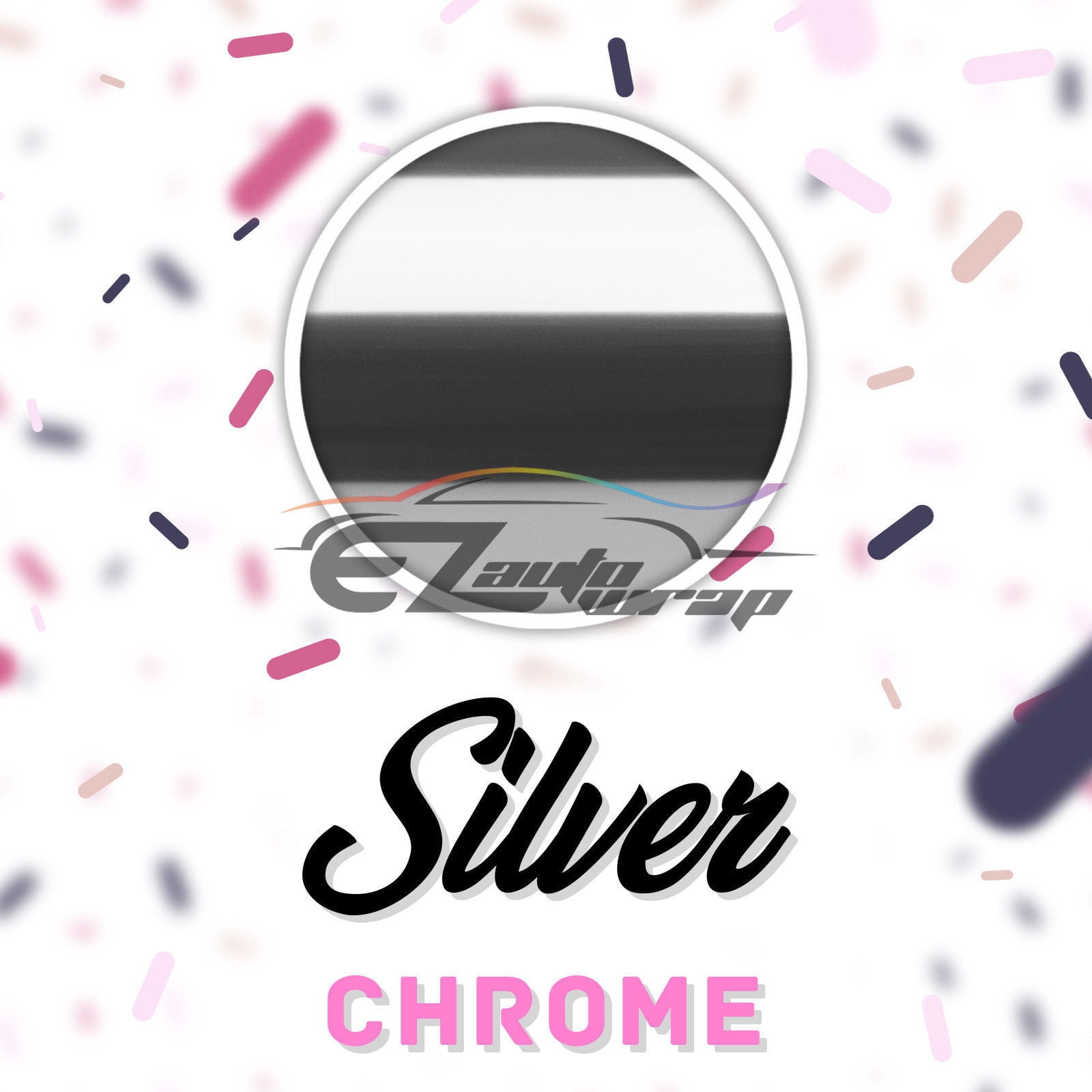 ESSMO Silver Chrome Heat Transfer Vinyl HTV Sheet T-Shirt 20" Wide Iron On Heat Press 20"x180"