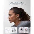 thumbnail image 1 of (Open Box) Ultra Open-Ear Earbuds,5.2g Clip-On Headphones,Clear Calls with 4 Mics,Stable Fit for Comfort,13.4mm Drivers for Powerful Bass,Open-Ring Design,Gray, 1 of 2