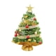 thumbnail image 4 of Árbol de Navidad con luces y adornos navideños para escritorio, sala de estar y hogar. Verde A, 4 of 9